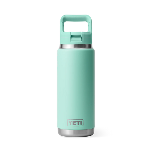 YETI Rambler 26 oz (769 ml) Bottle with Colour-Matched Straw Cap - Seafoam