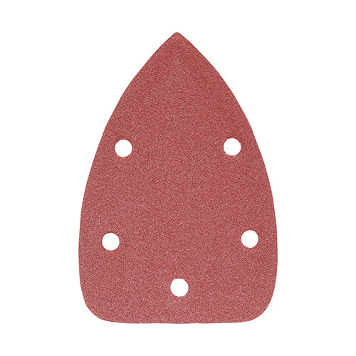 Detail Sanding Pads - 180 Grit - Red 95 x 136mm