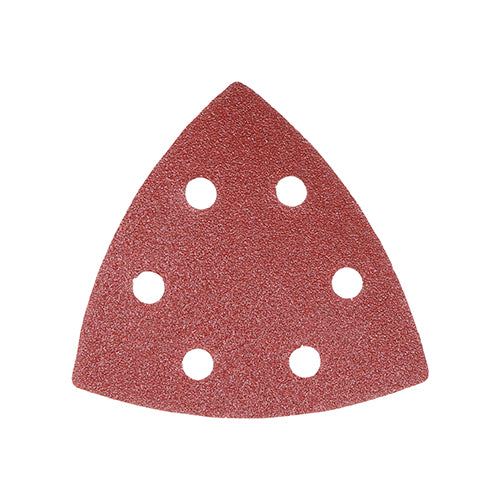 Addax Delta Sanding Pads - Mixed - Red
