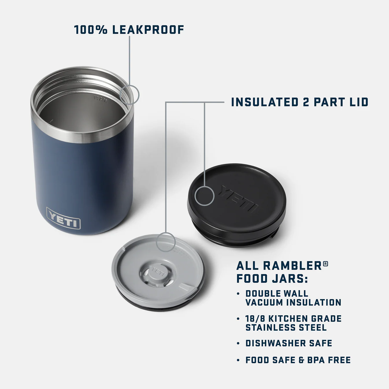 YETI Rambler 16 oz (473 ml) Insulated Food Jar - Big Sky Summer Camp