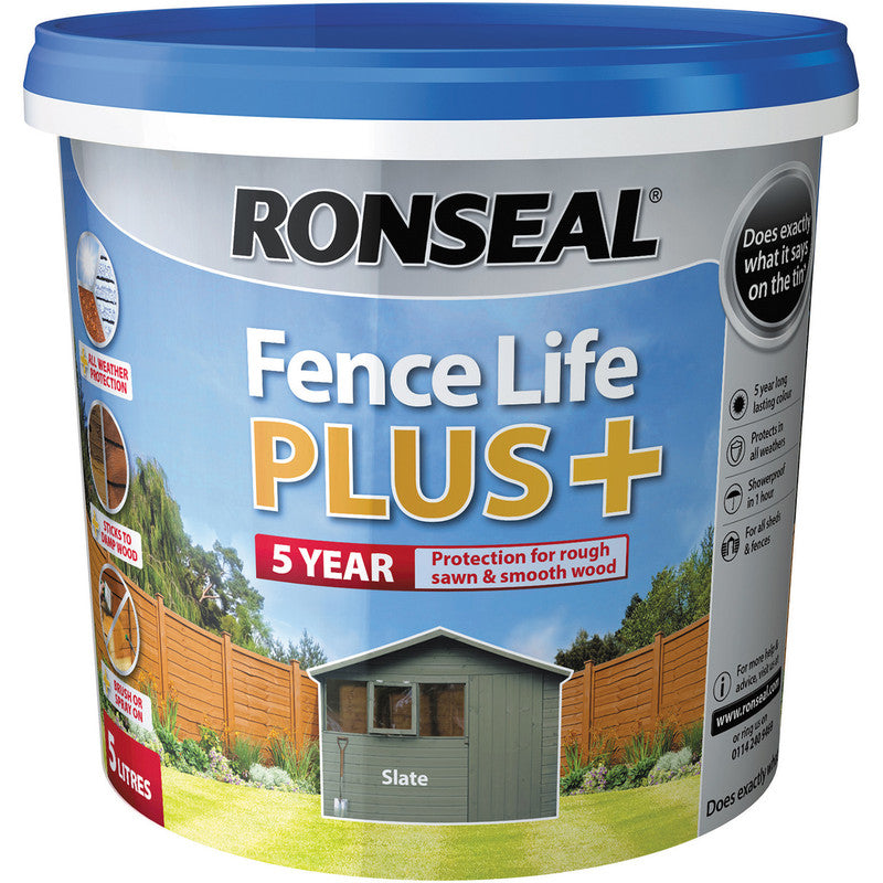 Ronseal FenceLife Plus Slate 5L