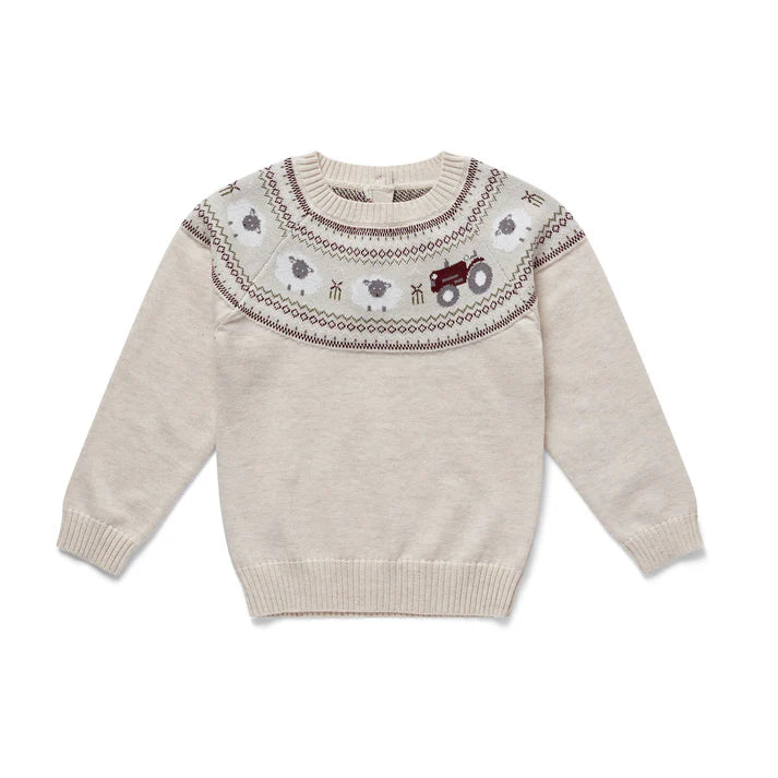 Eleanor Charles Organic Cotton Sheep Jumper