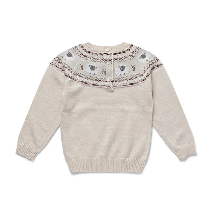 Eleanor Charles Organic Cotton Sheep Jumper
