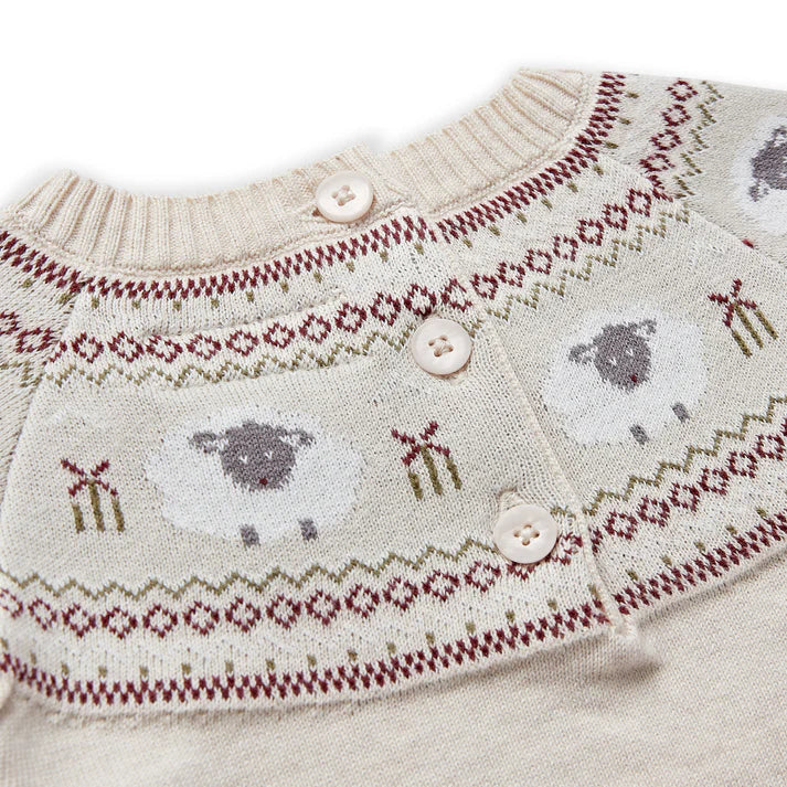 Eleanor Charles Organic Cotton Sheep Jumper