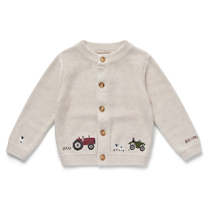 Eleanor Charles The Organic Cotton Embroidered Cardigan