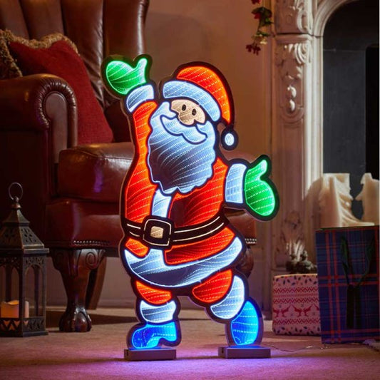 Three Kings Father Christmas Infinity Light 60cm