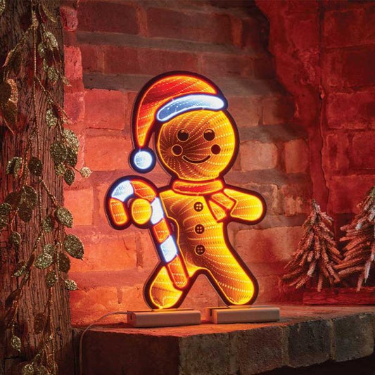 Three Kings Mr Gingerbread Infinity Light 40cm