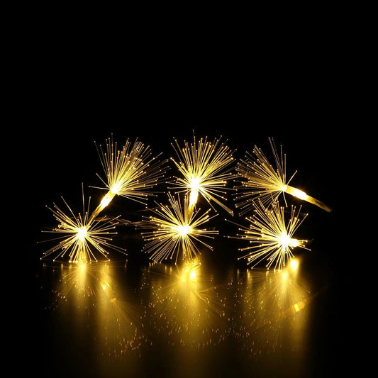Noma Plug In Fibre Optic Stardust Fairy Lights 4.2m
