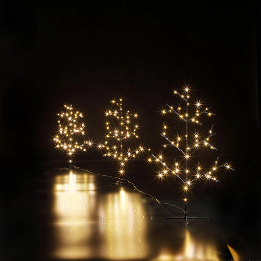 Noma Set of 3 Black Metal Stick Winter Tree Path Finders