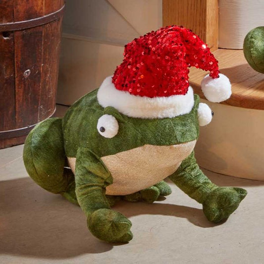 Three Kings Large Festive Frog Seasonal Plush