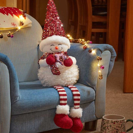Three Kings Seated SnowGirl Decoration