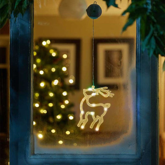Three Kings Warm White WindoDecor Deer