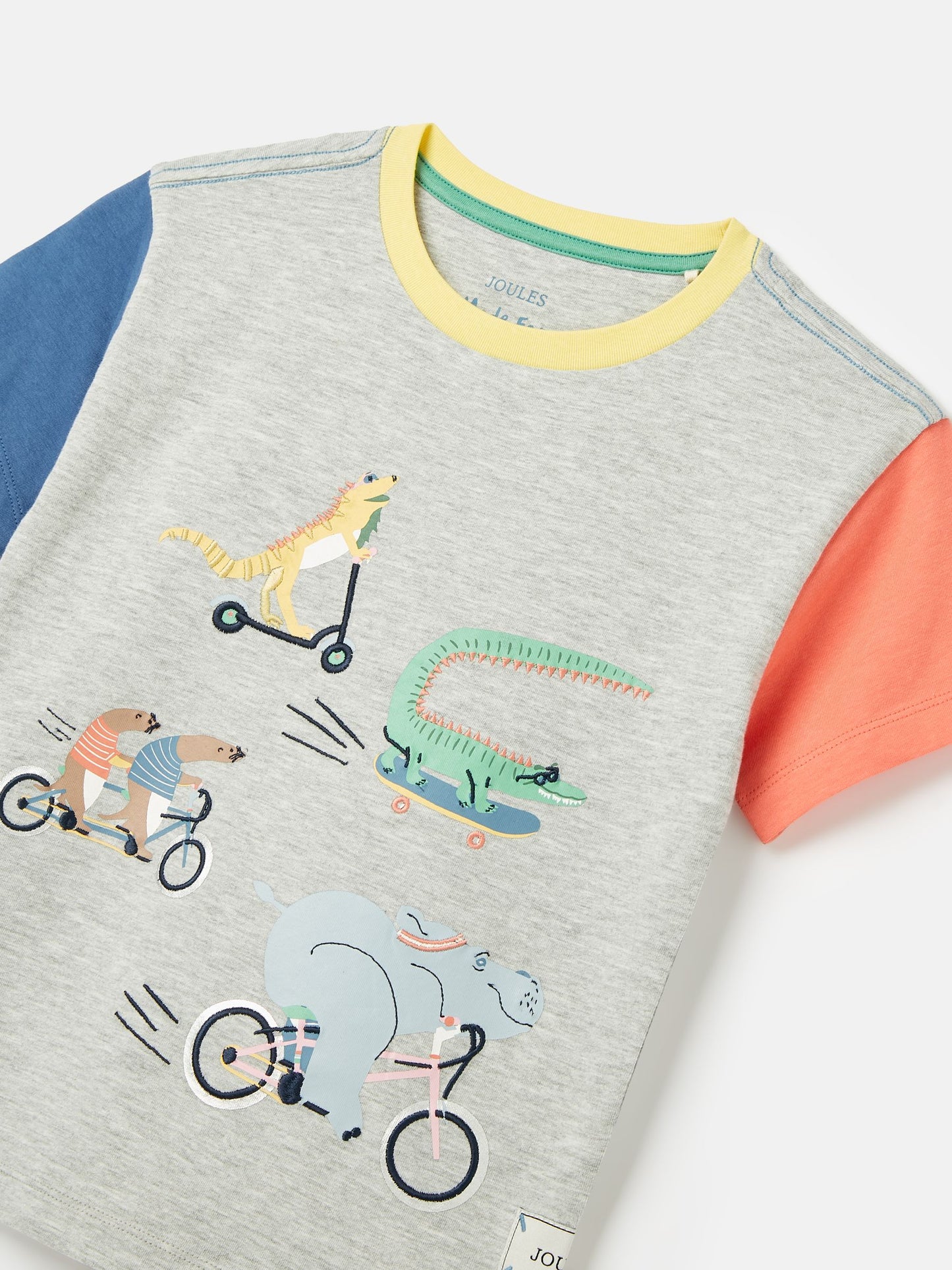 Joules Zack Short Sleeve Applique T-Shirt