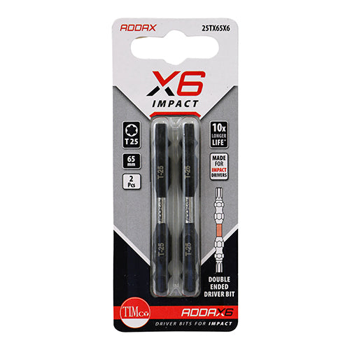 X6 Impact TX Drive Double End T25