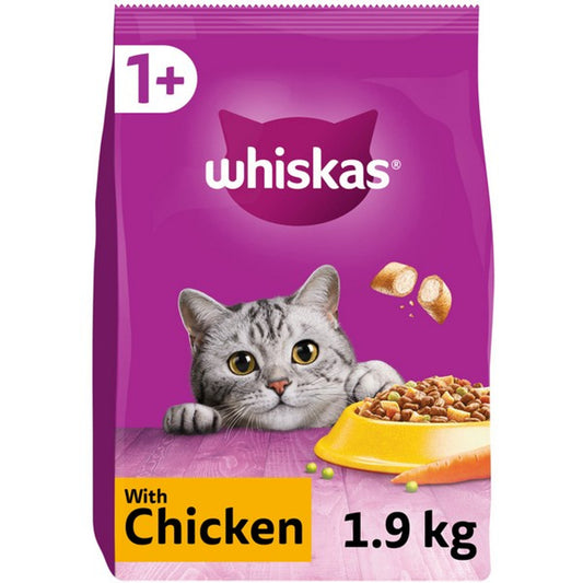 Whiskas 1+ Complete Dry with Chicken 1.9kg