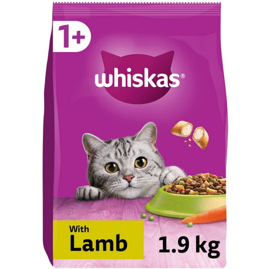 Whiskas 1+ Complete Dry with Lamb 1.9kg