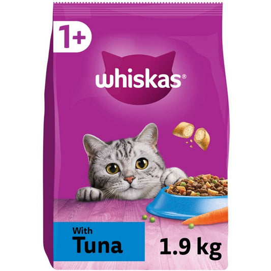 Whiskas 1+ Complete Dry with Tuna 1.9kg