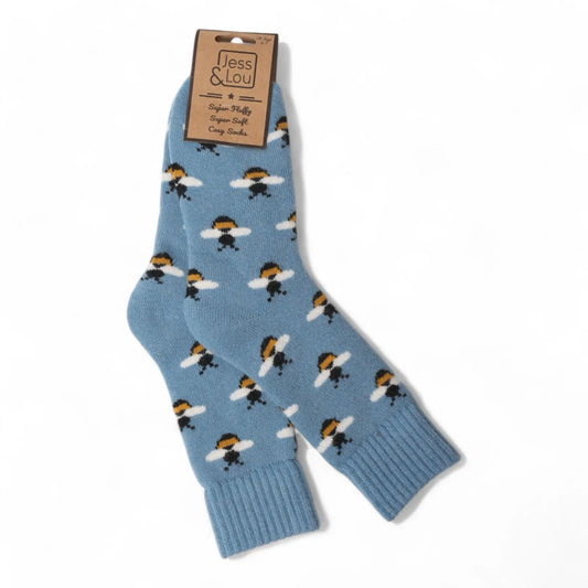 Jess & Lou Bee Ribbed Socks
