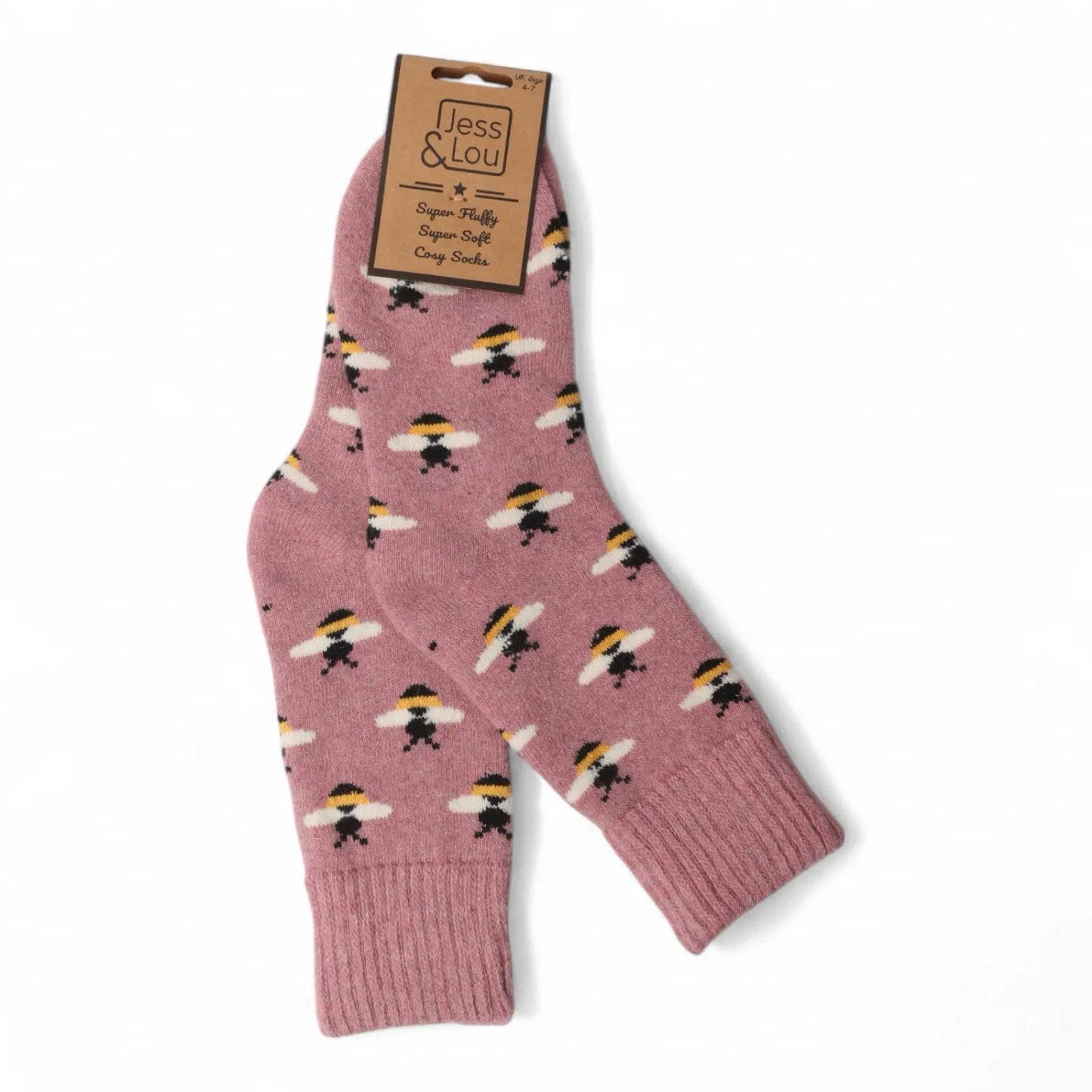 Jess & Lou Bee Ribbed Socks