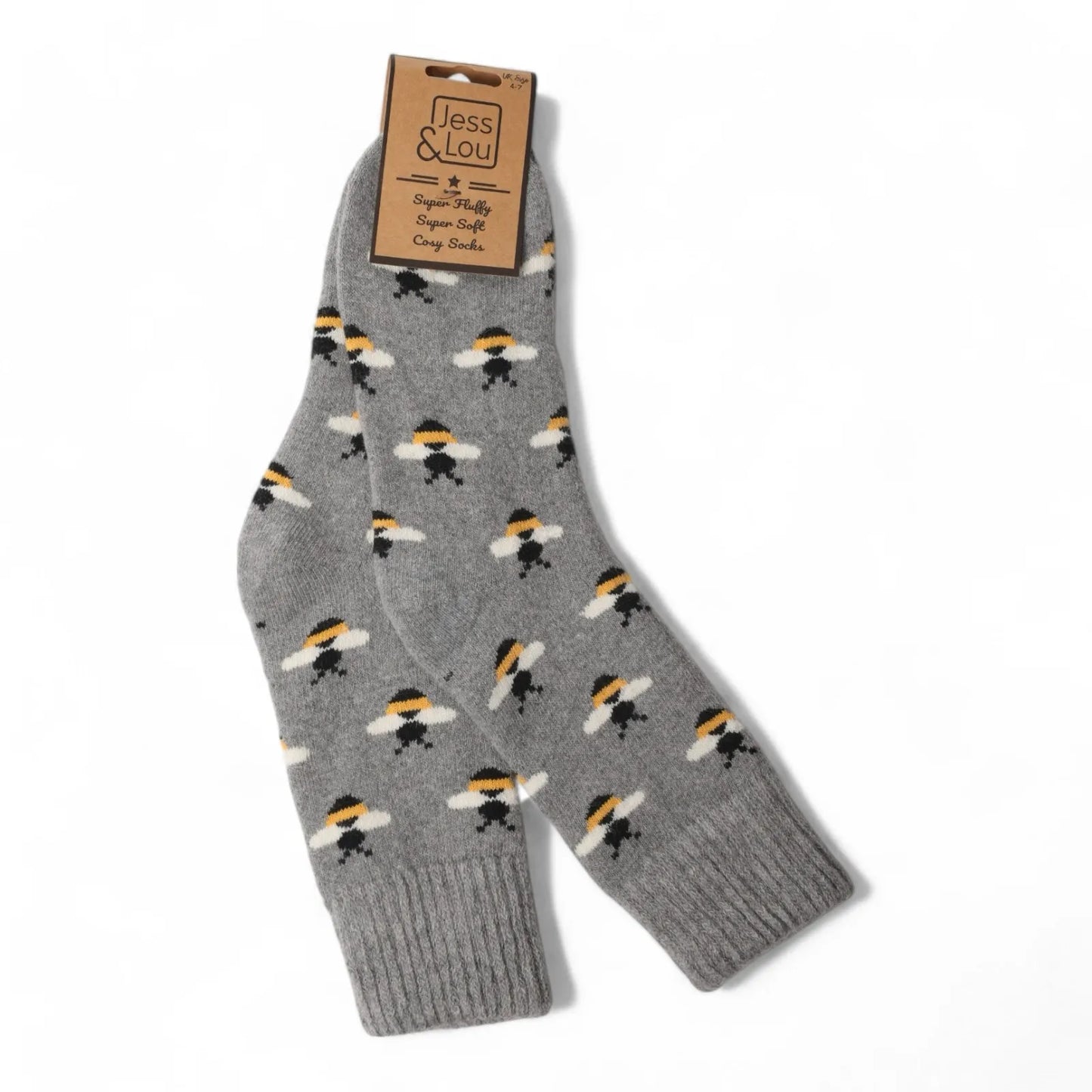 Jess & Lou Bee Ribbed Socks