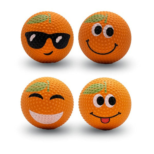 Dog Toy Sportspet High Bounce Dimple Scented Mandarins 6 pack