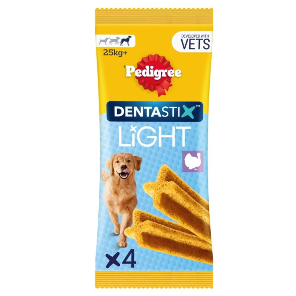 Pedigree Dentastix Light Daily Dental Chews Large Dog 4 Sticks