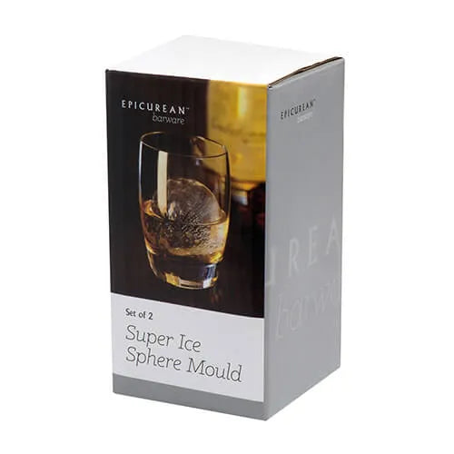 Epicurean Barware Super Ice Sphere Moulds Set Of 2
