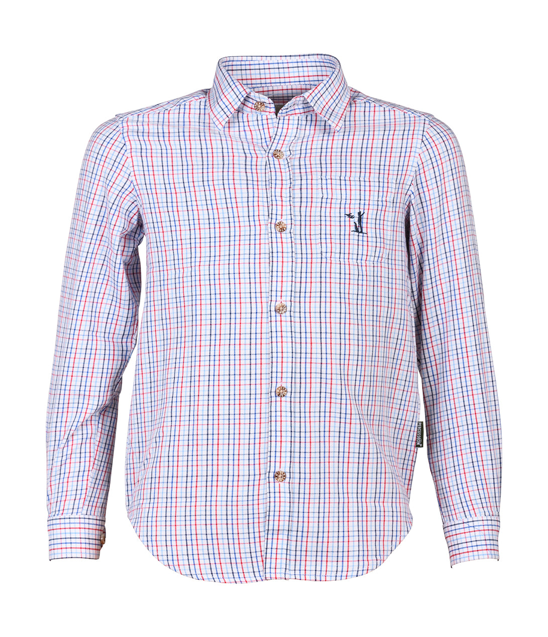 Percussion Kids Long Sleeve Check Shirt