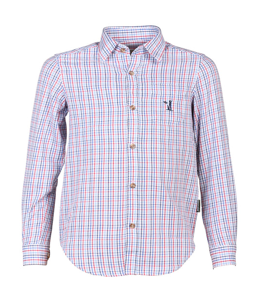 Percussion Kids Long Sleeve Check Shirt