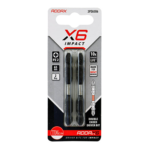 X6i Double Ended Pozi Bit PZ2