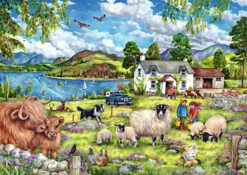 Ravensburger Country Farm 1000 Piece Jigsaw Puzzle