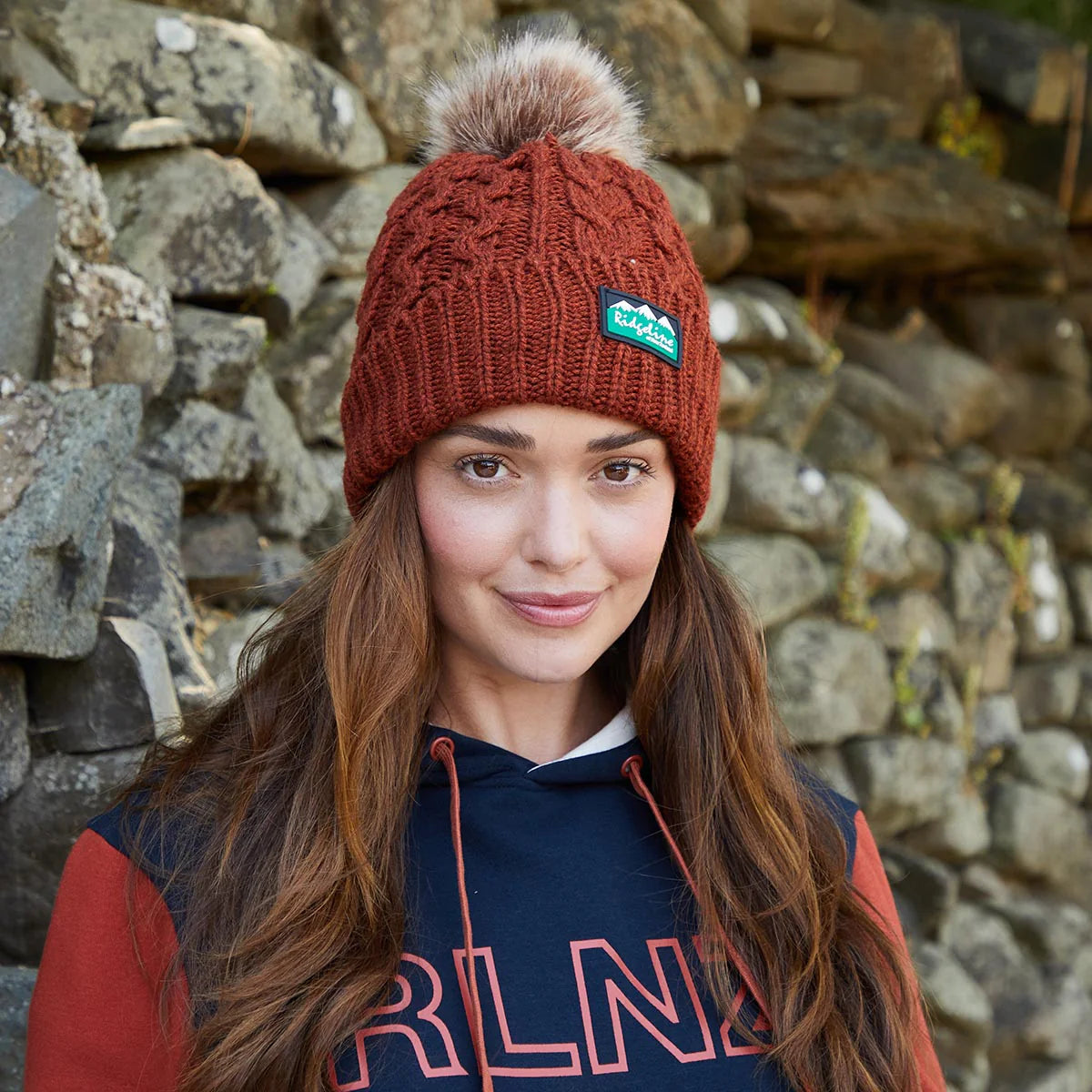 Ridgeline Nordic Fleck Bobble Hat