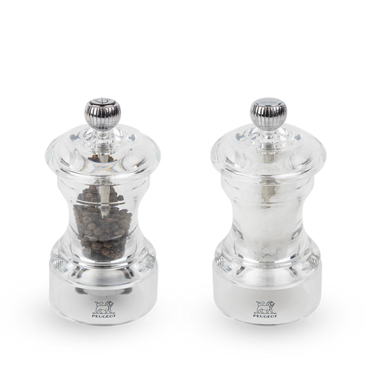 Peugeot Bistro Manual Acrylic Salt and Pepper Mill 10cm