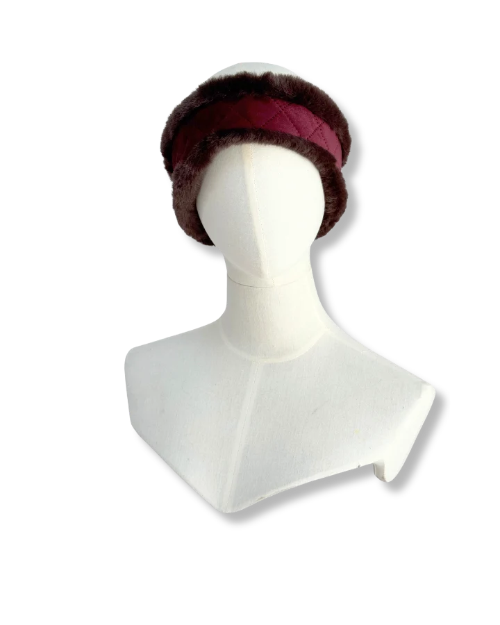 Barkworth Reeve Wilding Reversible Velvet & Faux Fur Headband
