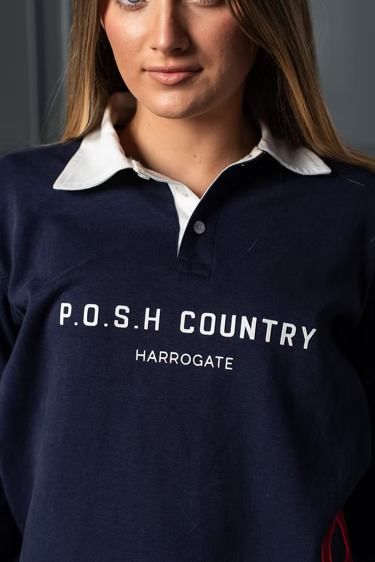 P.O.S.H. Country Unisex The Rudding Rugby Shirt