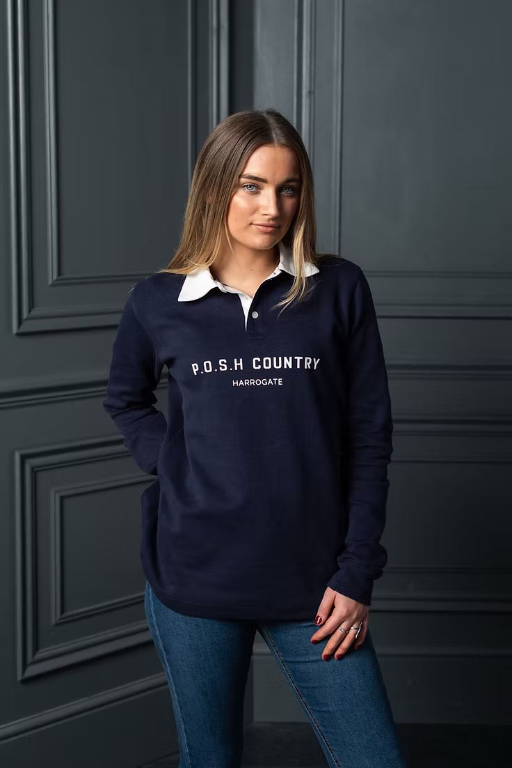 P.O.S.H. Country Unisex The Rudding Rugby Shirt