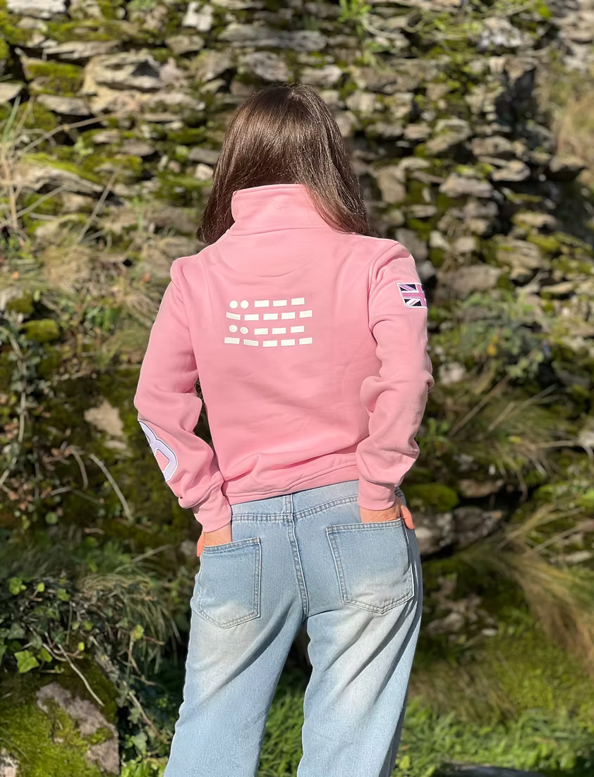P.O.S.H. Country Women's Tidal Monogram Quarter Zip Sweatshirt
