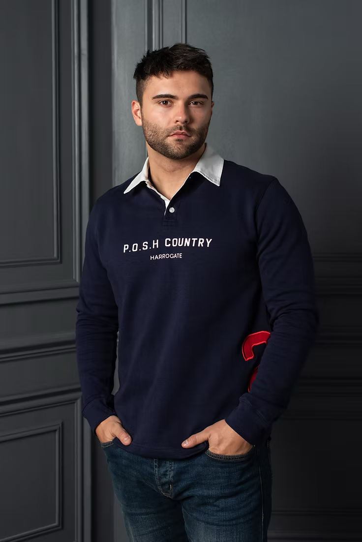 P.O.S.H. Country Unisex The Rudding Rugby Shirt