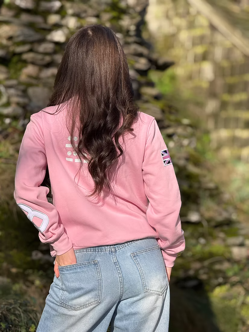 P.O.S.H. Country Women's Tidal Monogram Quarter Zip Sweatshirt