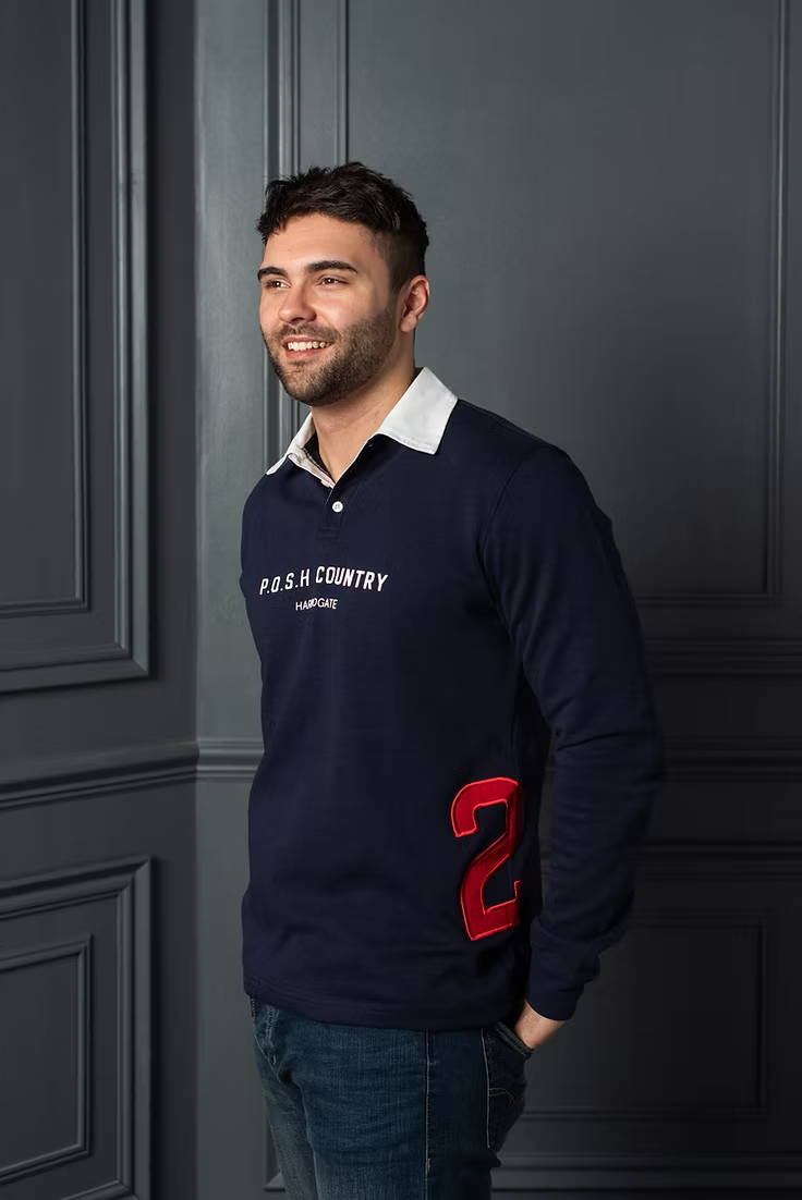 P.O.S.H. Country Unisex The Rudding Rugby Shirt