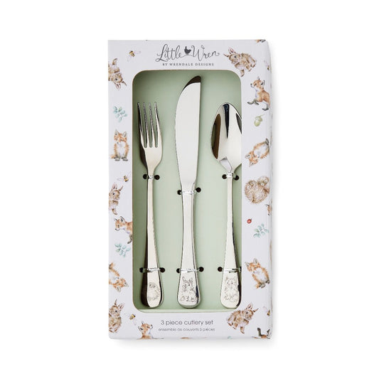 Wrendale Little Wren 3 Piece Cutlery Set