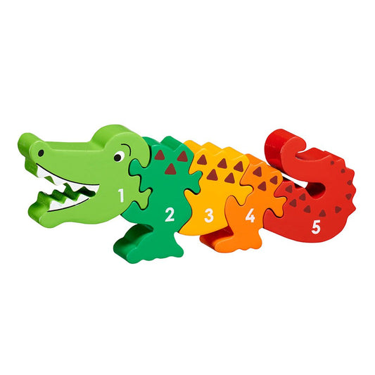 Lanka Kade Wooden Crocodile 1-5 Jigsaw Puzzle