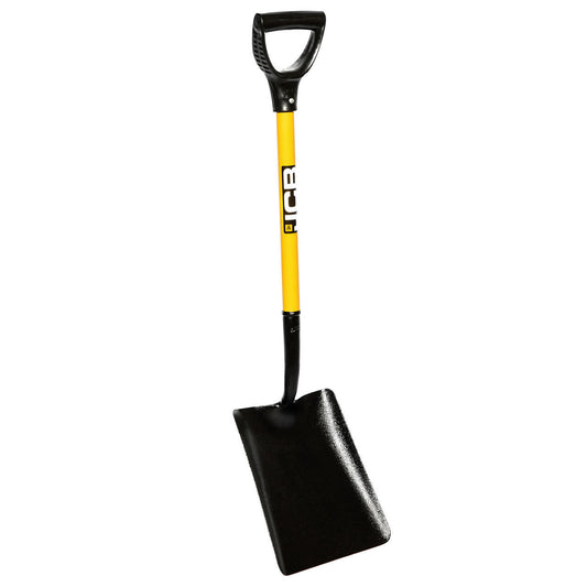 JCB 250 x 300mm Square Mouth Site Shovel, Heavy-Duty Steel