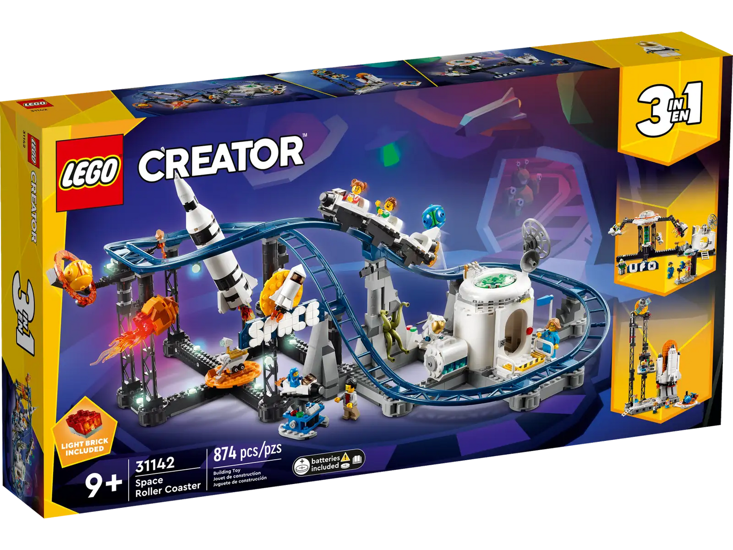 Lego Creator Space Roller Coaster 31142
