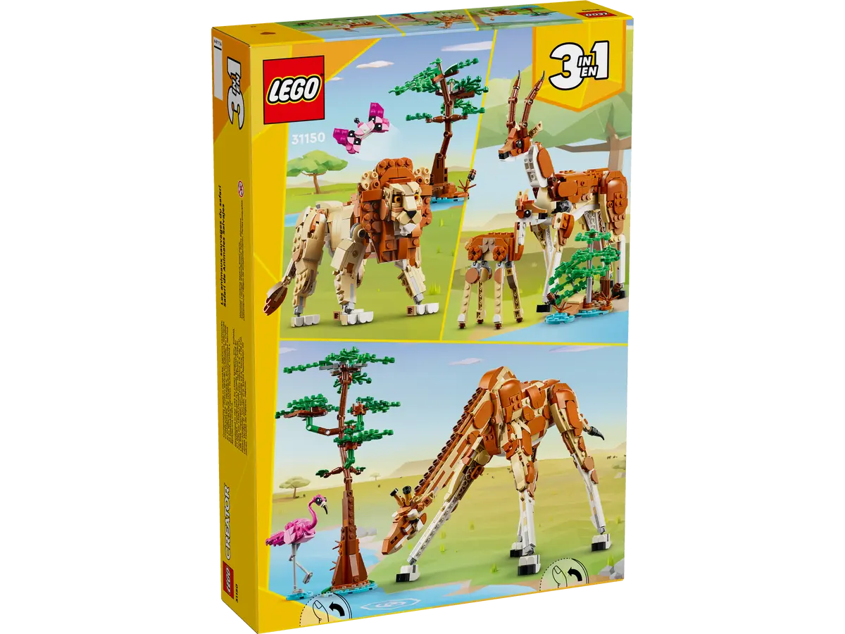 Lego Creator Wild Safari Animals 31150