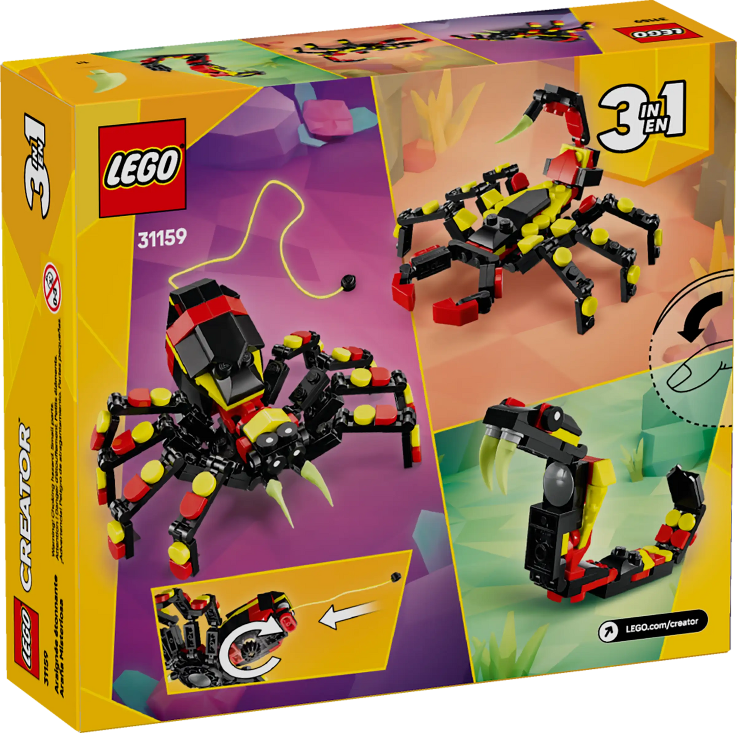 Lego Creator Wild Animals: Surprising Spider 31159