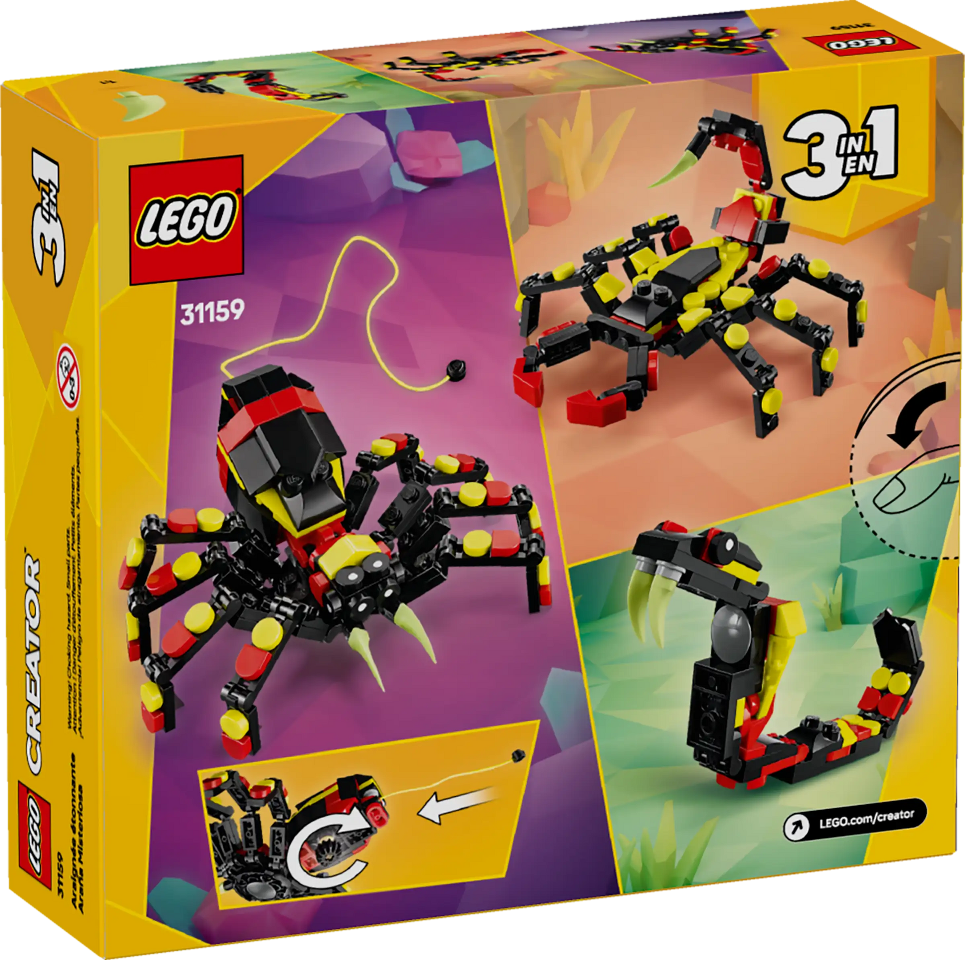 Lego Creator Wild Animals: Surprising Spider 31159