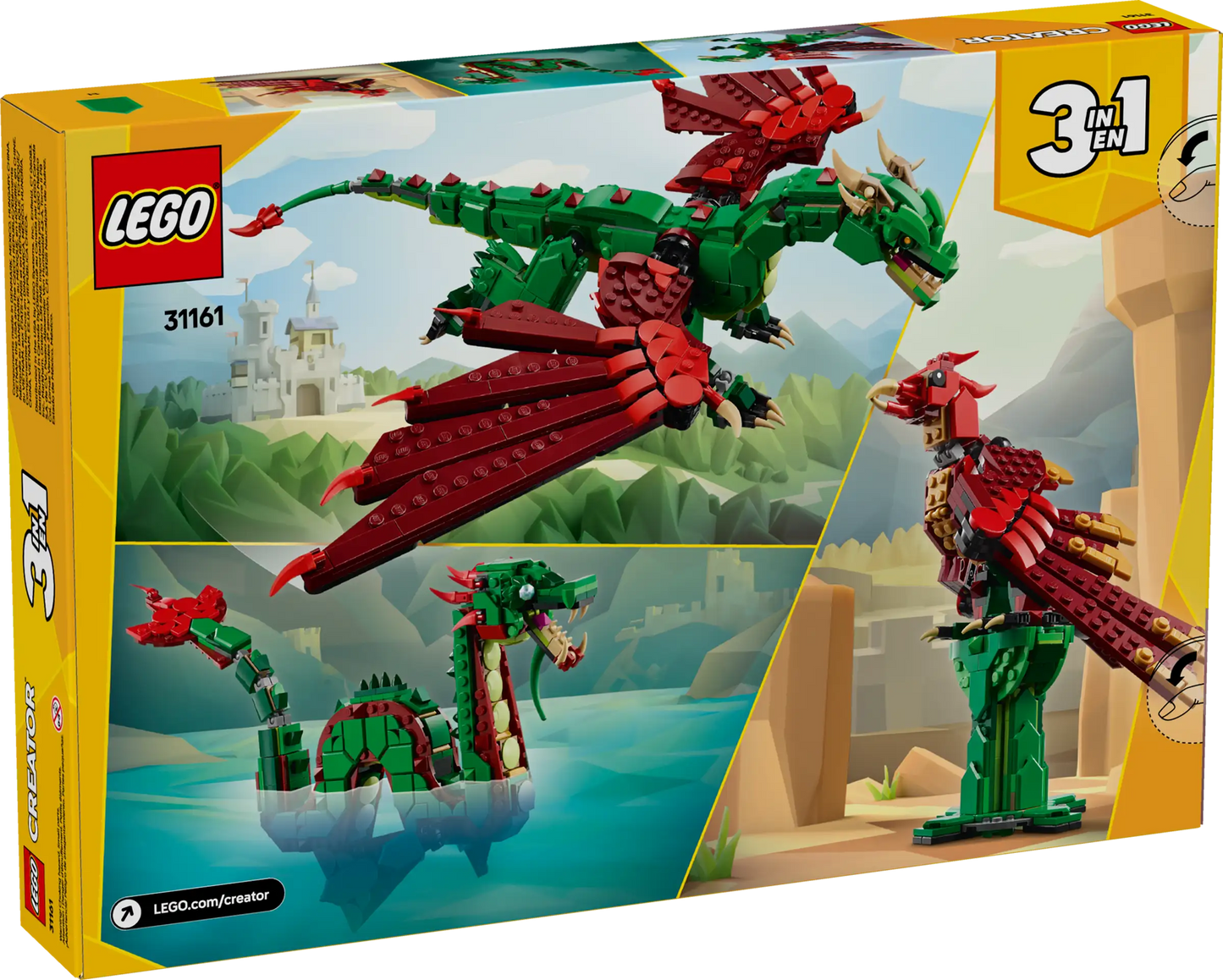Lego Creator Medieval Dragon 31161