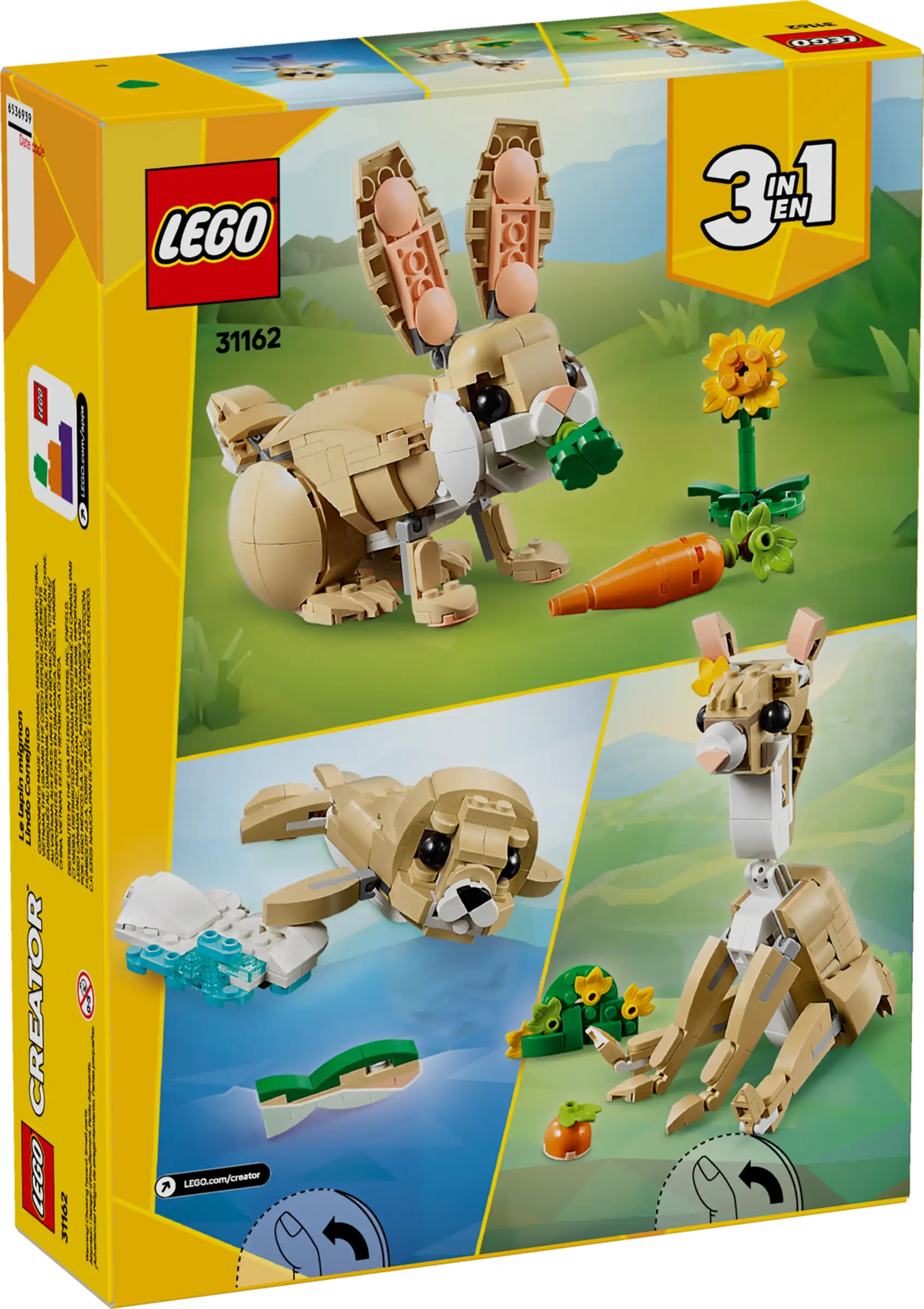 Lego Creator Cute Bunny 31162