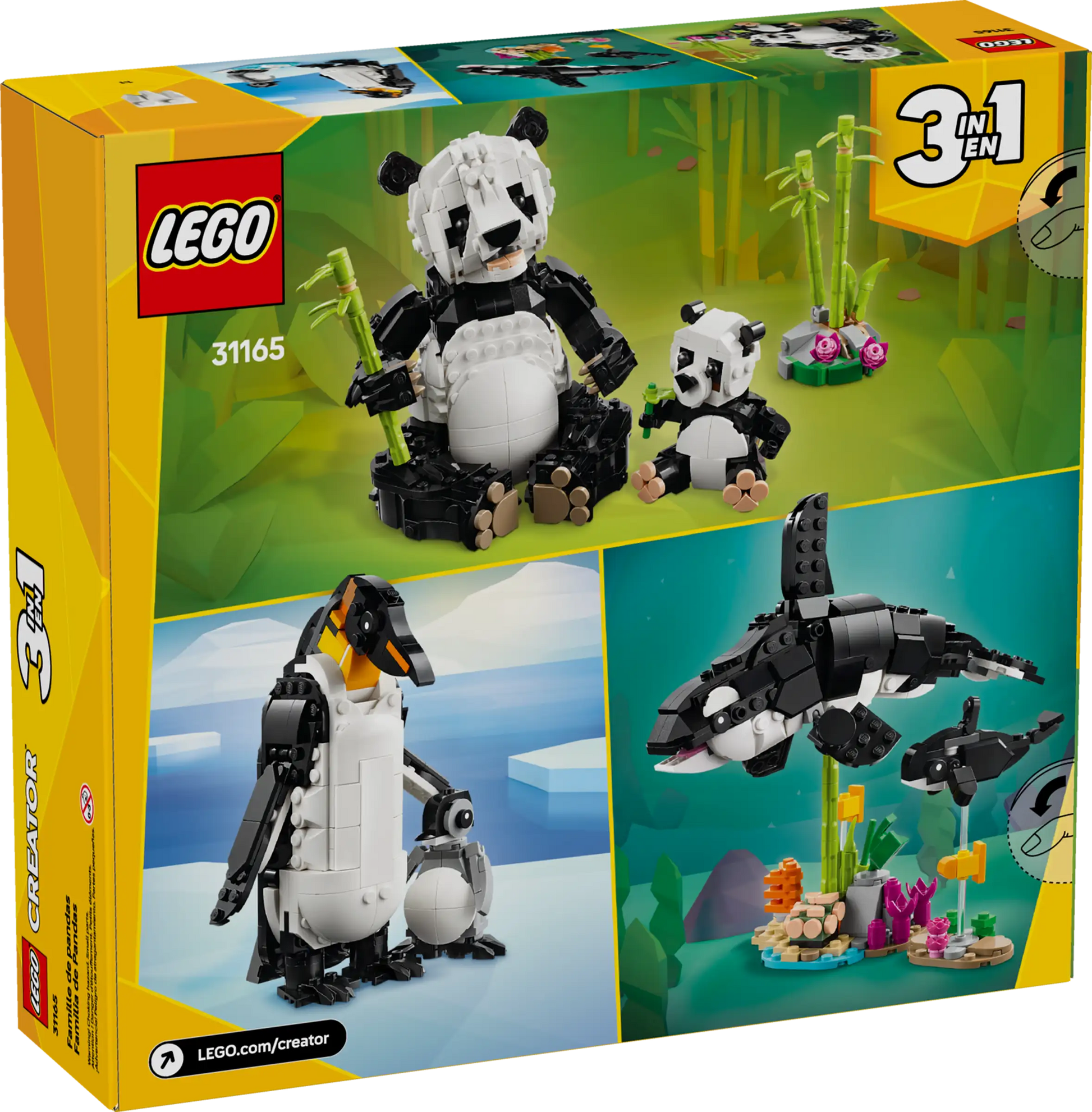 Lego Creator Wild Animals: Panda Family 31165